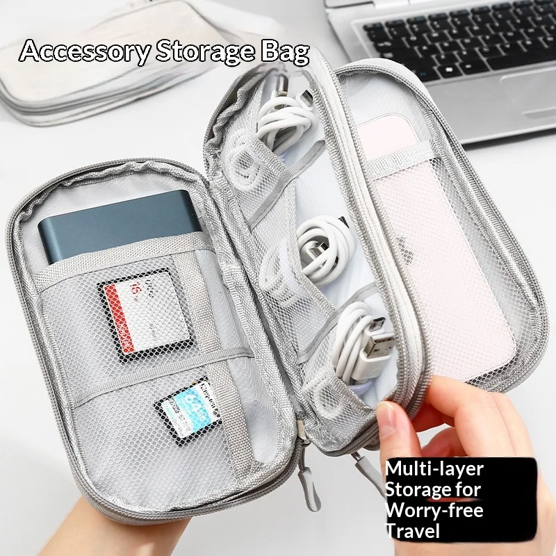 Tech Accessories Case - Waterdichte reistas met meerdere lagen voor