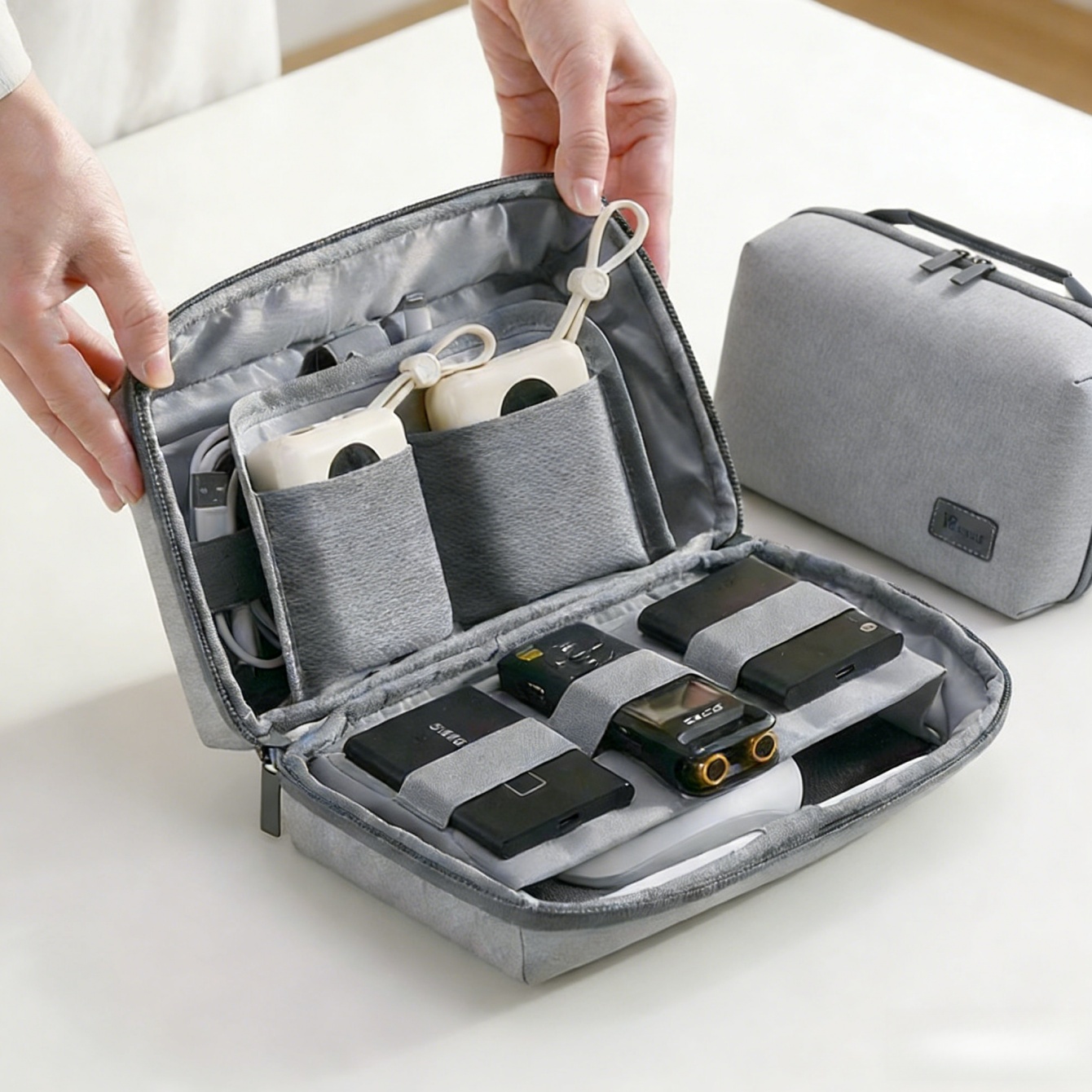 Tech Accessories Travel Organizer Pouch - 1Pc elektronica-organizer reisetui, waterbestendige reistas kabelorganizer