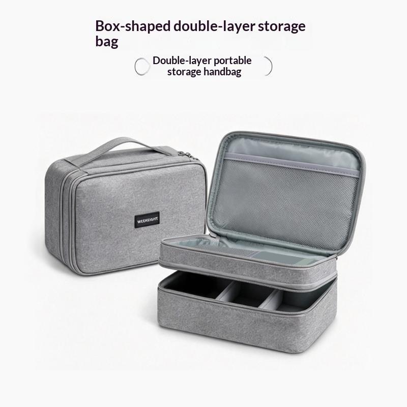 Tech Accessories Case - Draagbare digitale tas voor datakabels, oplader,