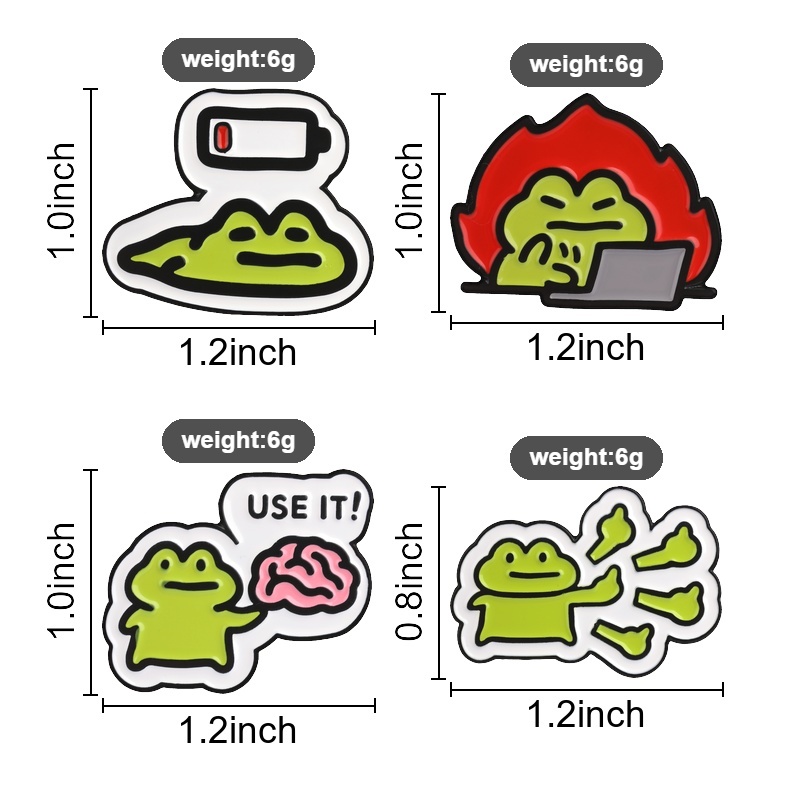 Grappige Kikker Badges Leuke C - Kawaii Tech Accessories recensie en prijs