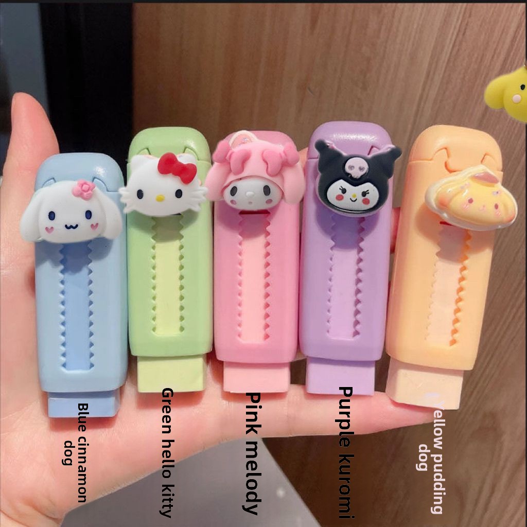 Cartoon intrekbare gum Kawaii  - Kawaii Tech Accessories recensie en prijs
