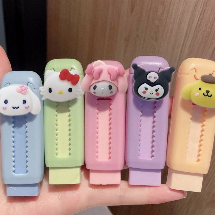 Cartoon intrekbare gum Kawaii  - Kawaii Tech Accessories recensie en prijs
