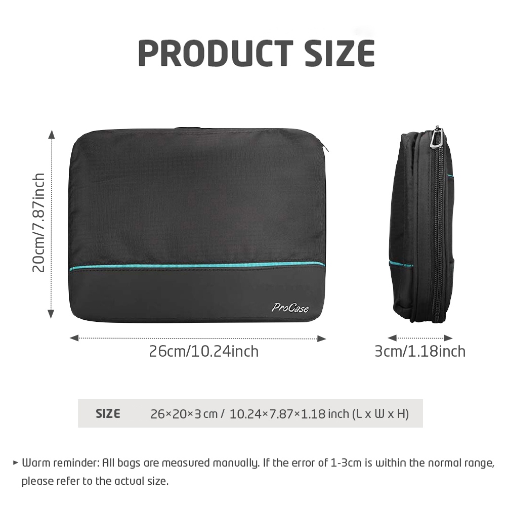Reistas voor elektronica en ac - Tech Accessories Travel Organizer Pouch recensie en prijs