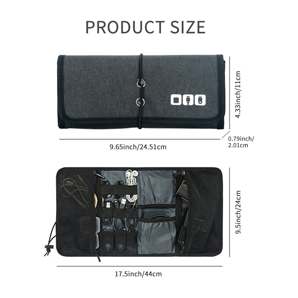Reiskabel-opbergtas, elektroni - Tech Accessories Travel Organizer Pouch recensie en prijs