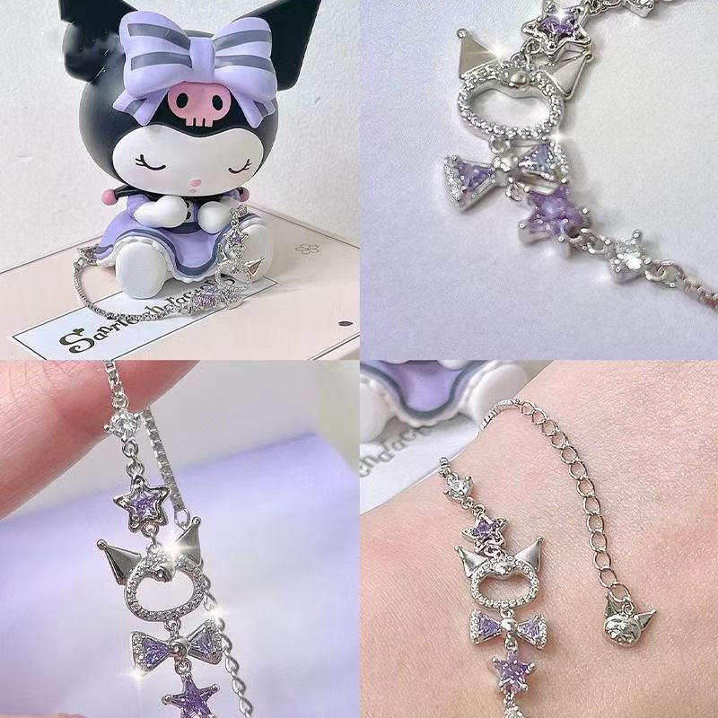 Kuromi geïnspireerde bedelarmb - Kawaii Tech Accessories recensie en prijs