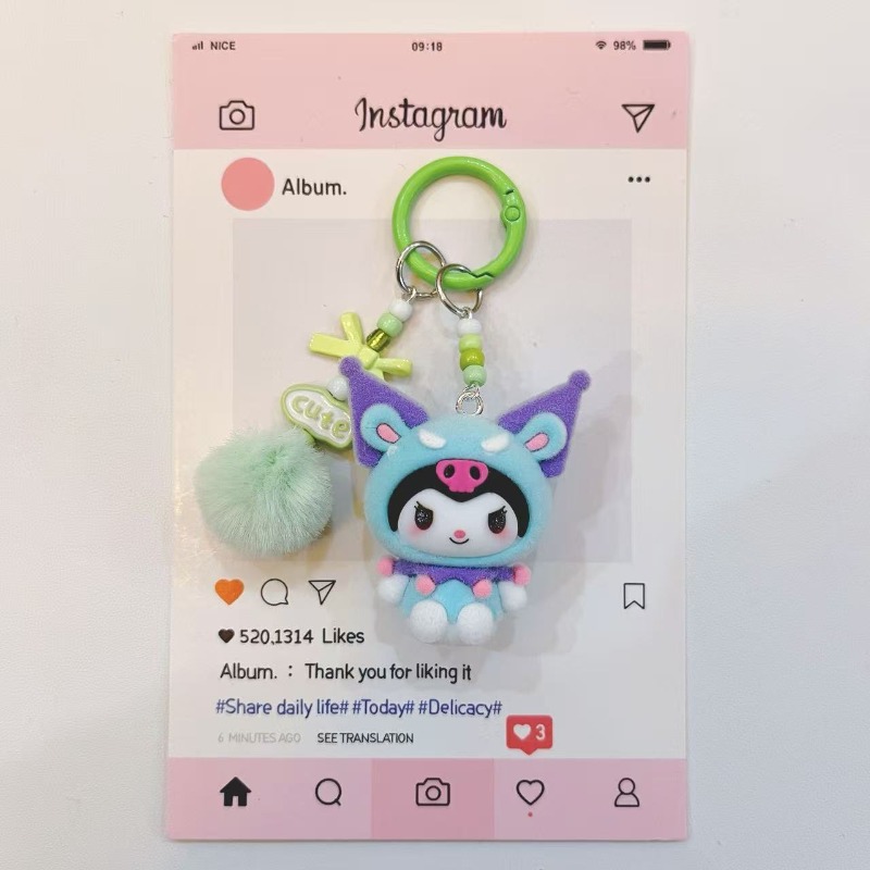 Mode Kuromi figuur hars sleute - Kawaii Tech Accessories recensie en prijs