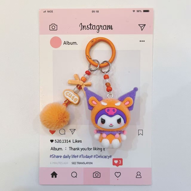 Mode Kuromi figuur hars sleute - Kawaii Tech Accessories recensie en prijs